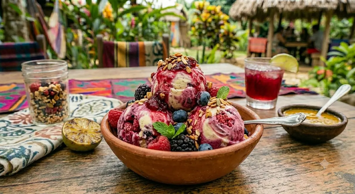 Mixed Berry Ice Cream